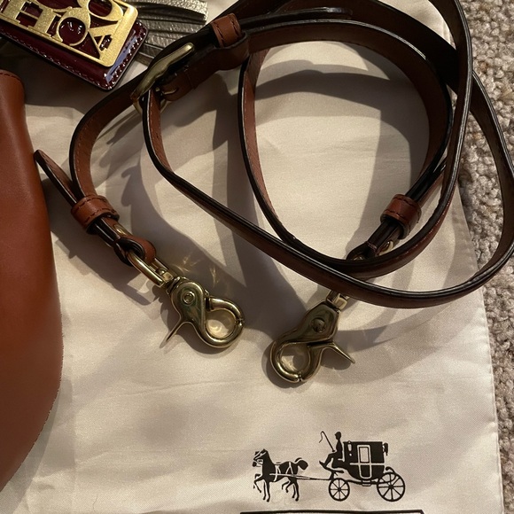 Coach Willis Brown Signature Canvas Tan Leather 65th Anniversary Crossbody Bag - Picture 9 of 12